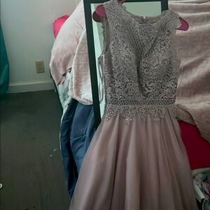 Chic Lace Embellished Gown